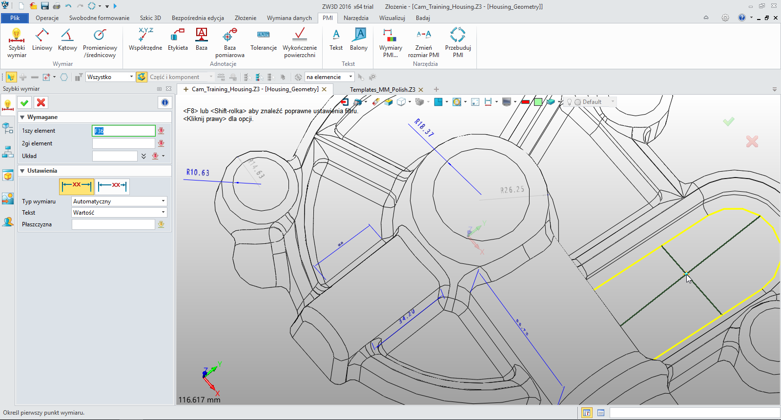 CAD_Adnotacje PMI_ZW3D